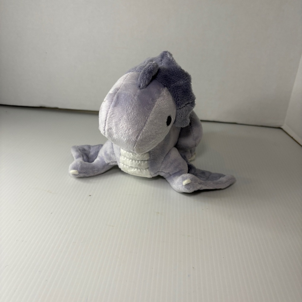 Bellzi Wyveri Wyvern Dragon Plush Stuffed Animal Purple Grey Poseable Wings 13"